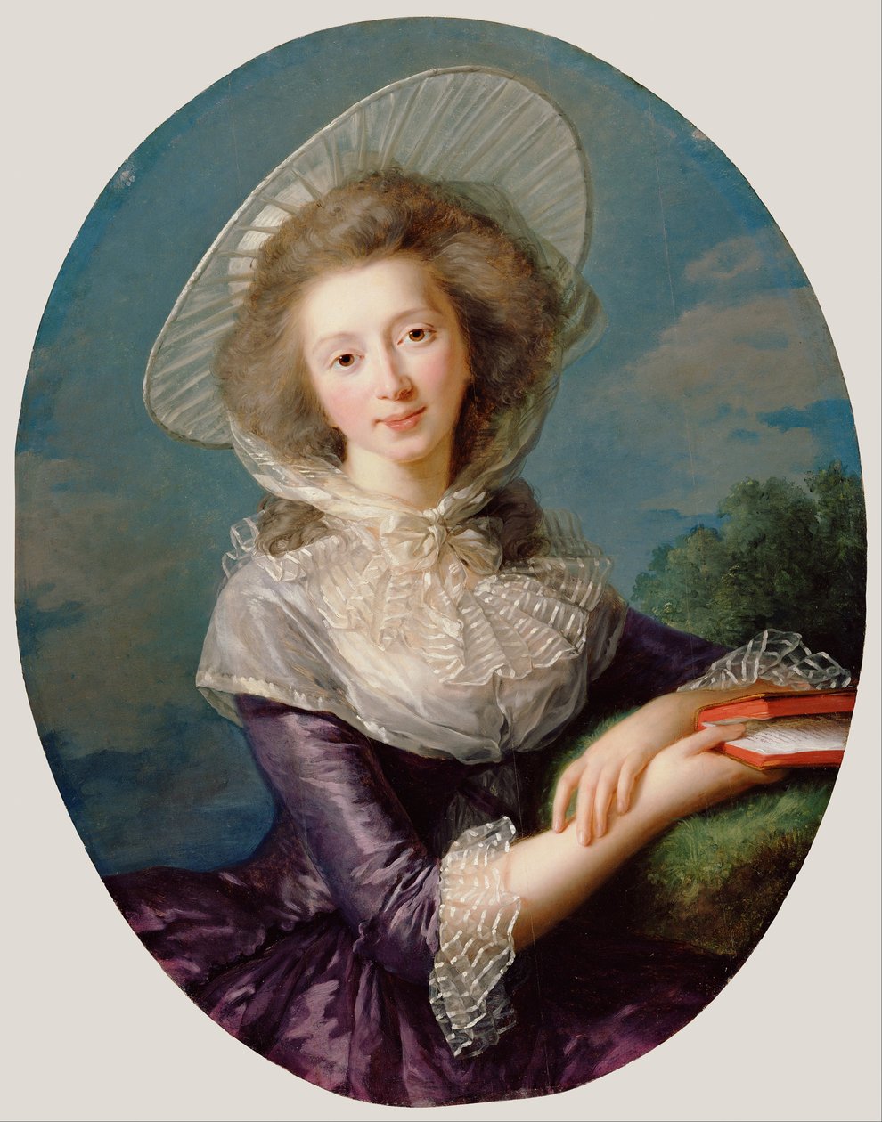Porträtt av Vicomtesse de Vaudreuil av Élisabeth Louise Vigée Le Brun