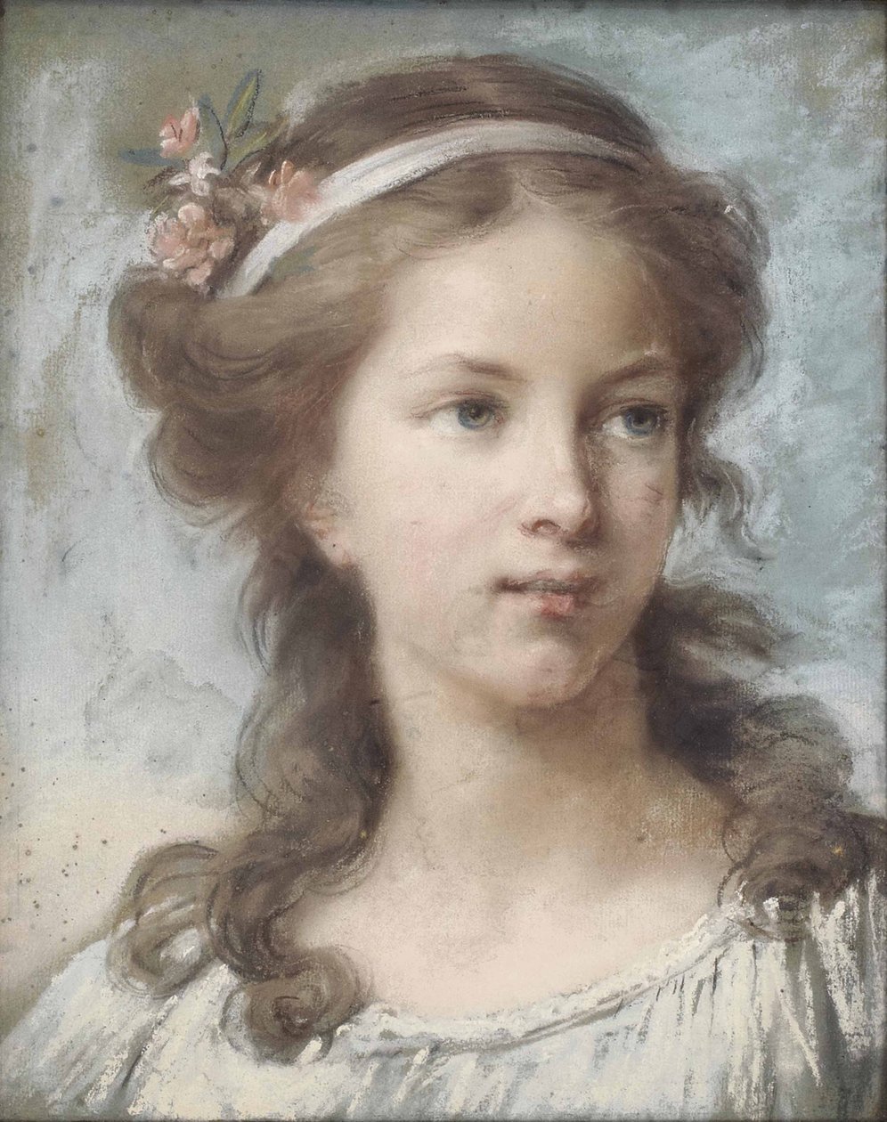 Porträtt av en ung flicka av Élisabeth Louise Vigée Le Brun