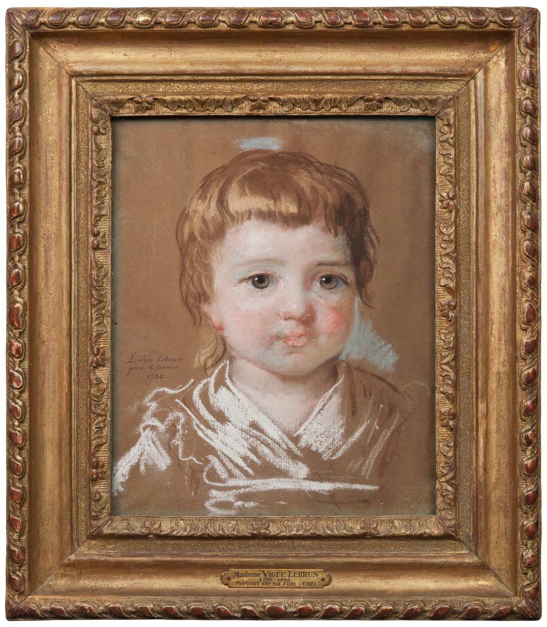 Jeanne Julie Louise Lebrun, konstnärens dotter, två år gammal av Elisabeth Louise Vigee-Lebrun