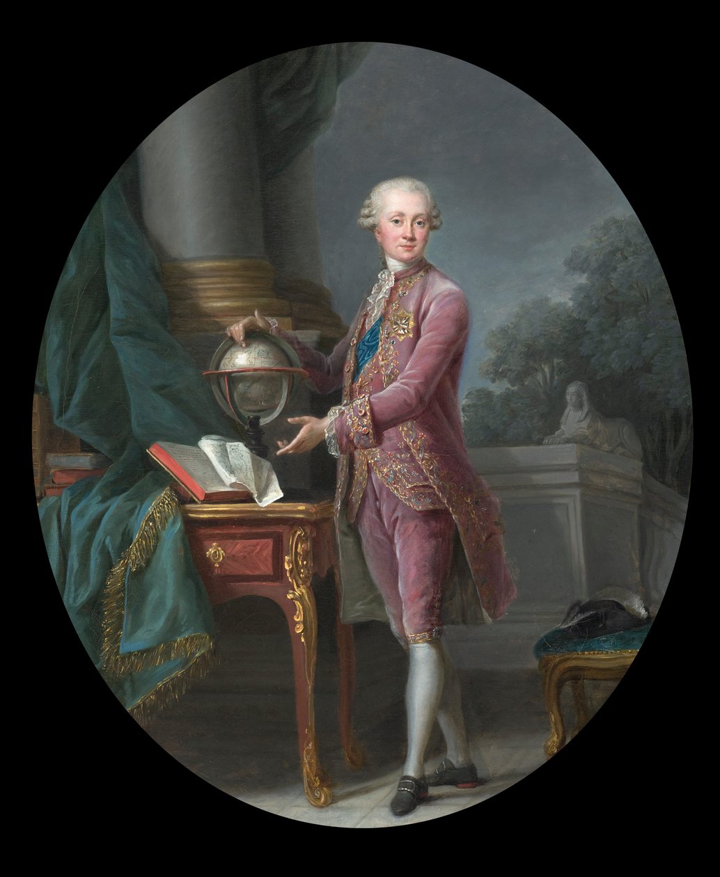 Porträtt av prinsen av Nassau av Elisabeth Louise Vigee-Lebrun