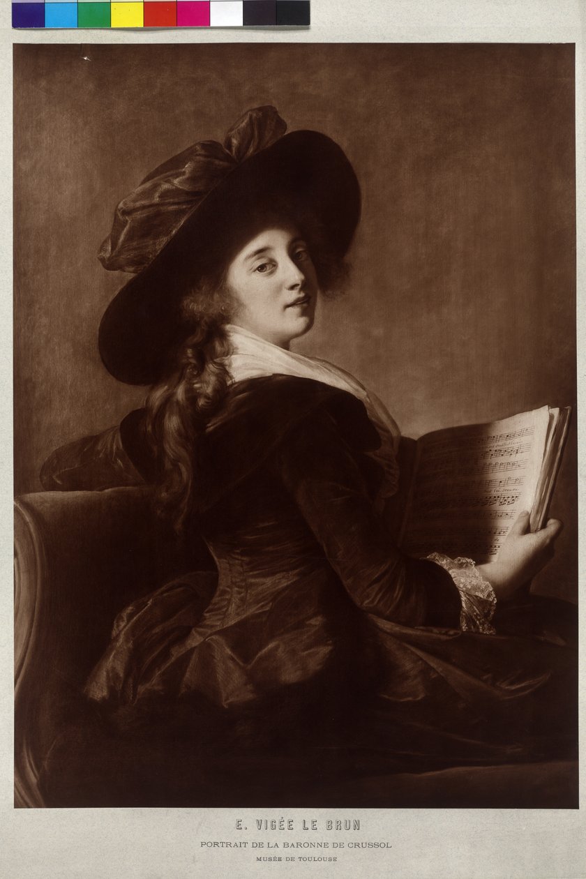 Baronessan de Crussol av Elisabeth Louise Vigee Lebrun