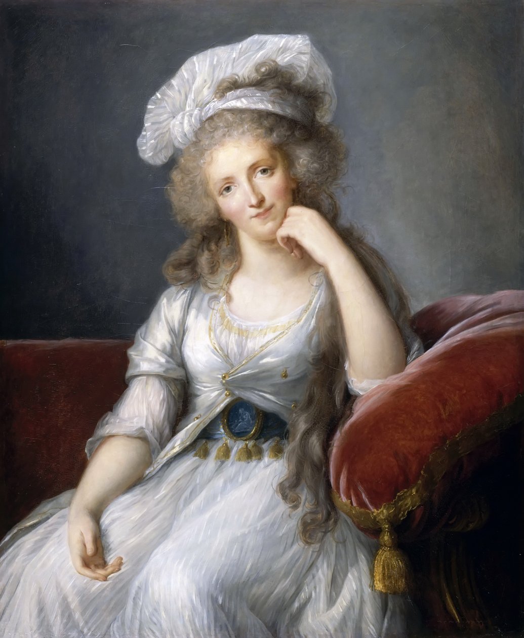 Louise Marie Adelaide de Bourbon-Penthièvre, hertiginna av Orleans av Elisabeth Louise Vigee Lebrun