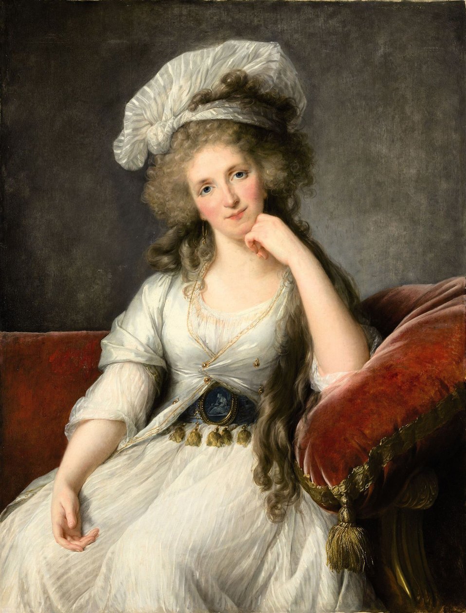 Louise Marie Adélaïde de Bourbon-Penthièvre, hertiginna av Orléans, 1789. av Elisabeth Louise Vigee Lebrun