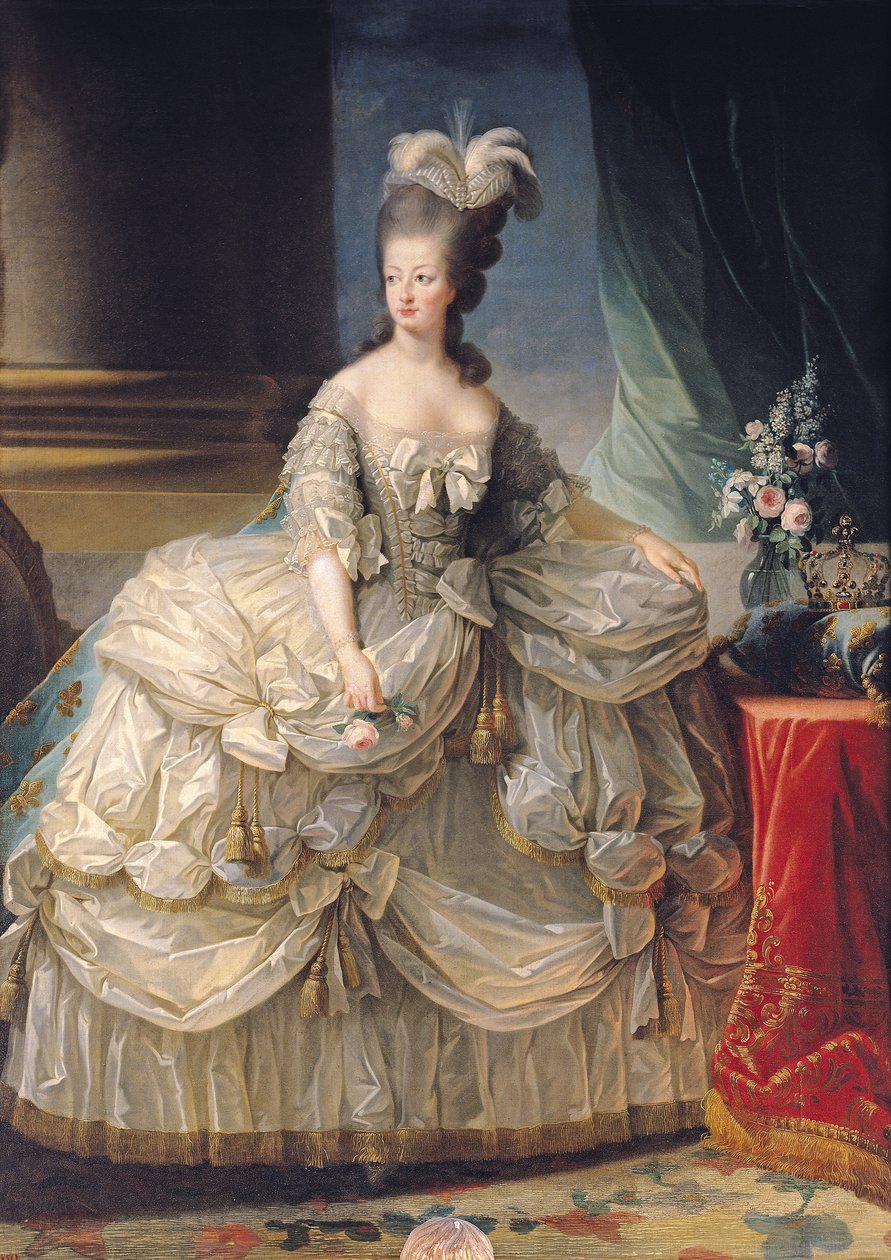 Marie Antoinette (1755-93) drottning av Frankrike, 1779 av Elisabeth Louise Vigee Lebrun