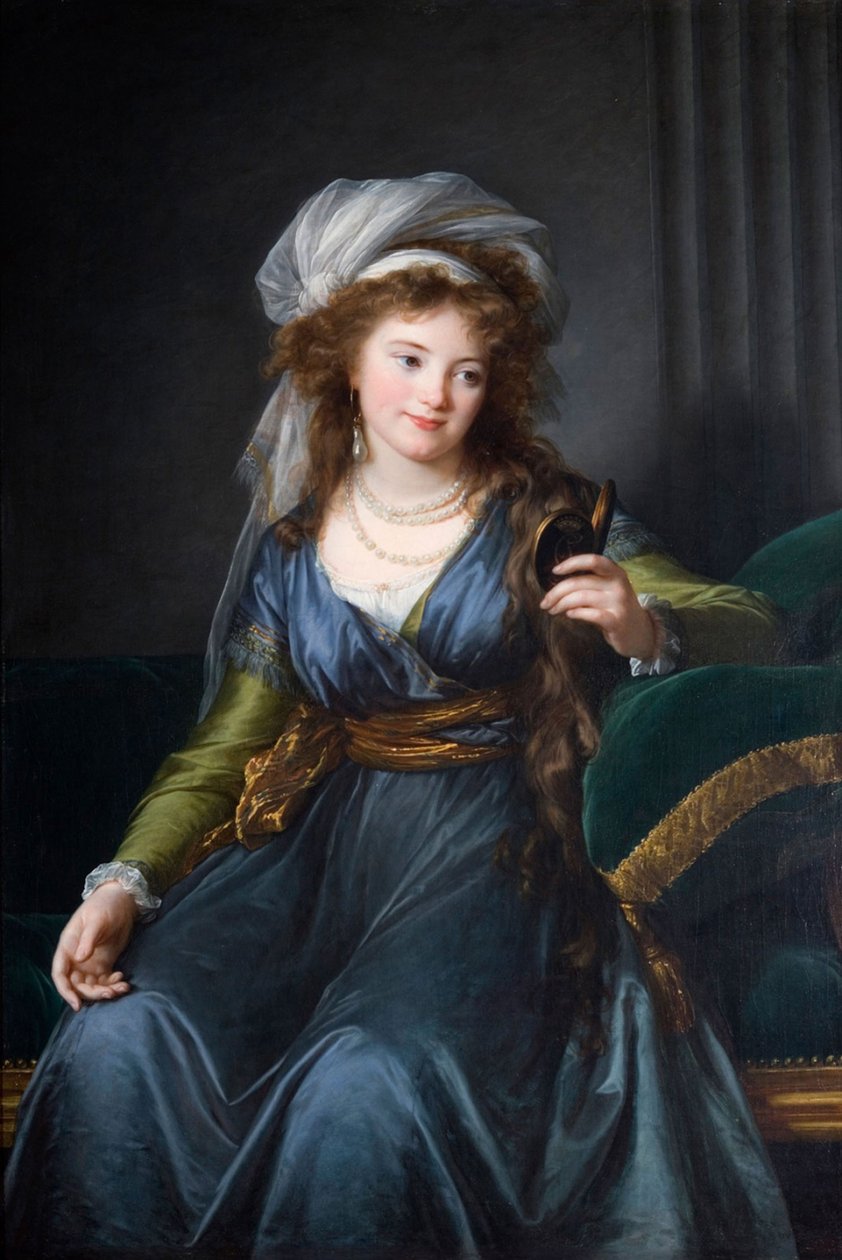 Porträtt av grevinnan Yekaterina Skavronskaya, född von Engelhardt 1761-1829 av Elisabeth Louise Vigee Lebrun