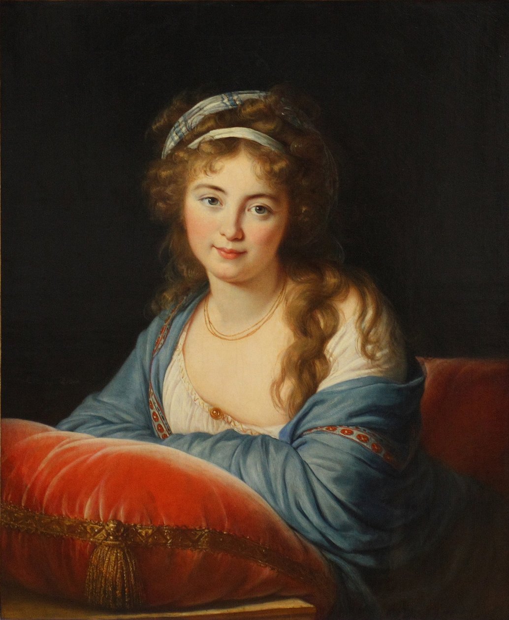 Porträtt av grevinnan Yekaterina Skavronskaya, född von Engelhardt 1761-1829, 1796 av Elisabeth Louise Vigee Lebrun
