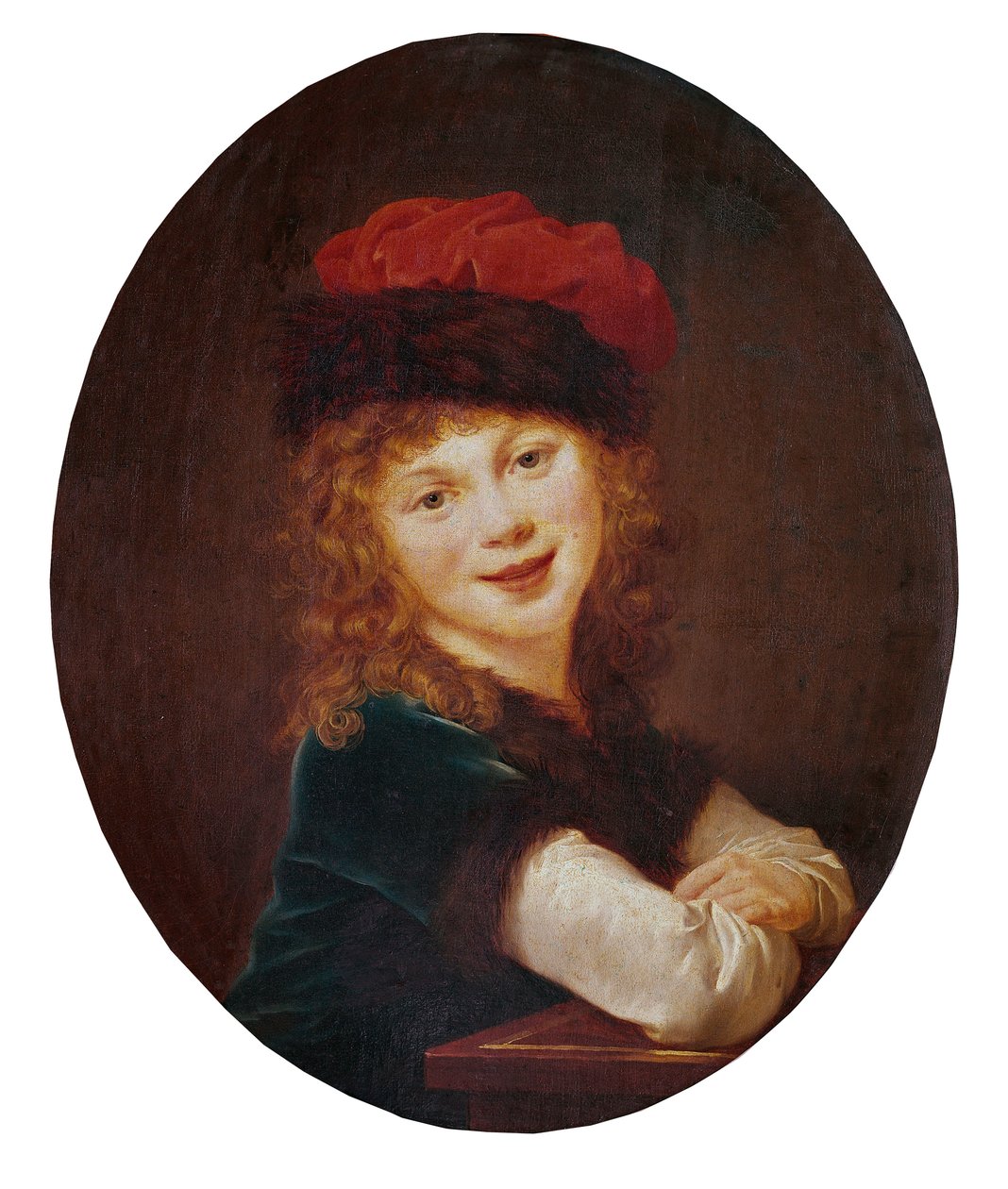 Porträtt av Julie Lebrun av Elisabeth Louise Vigee Lebrun