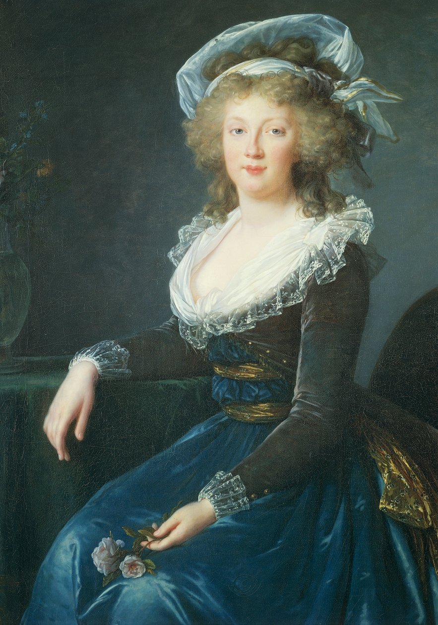 Porträtt av Maria Teresa av Bourbon-Neapel av Elisabeth Louise Vigee Lebrun