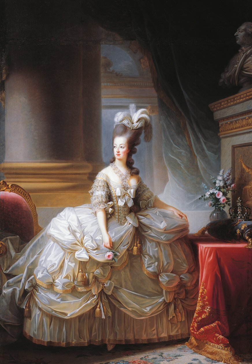 Porträtt av Marie Antoinette (Wien av Elisabeth Louise Vigee Lebrun