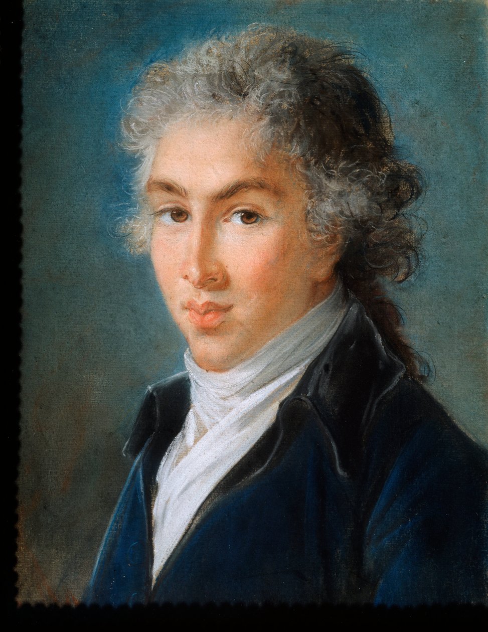 Porträtt av prins Ivan Baryatinsky, sent 1700-tal eller tidigt 1800-tal av Elisabeth Louise Vigee Lebrun