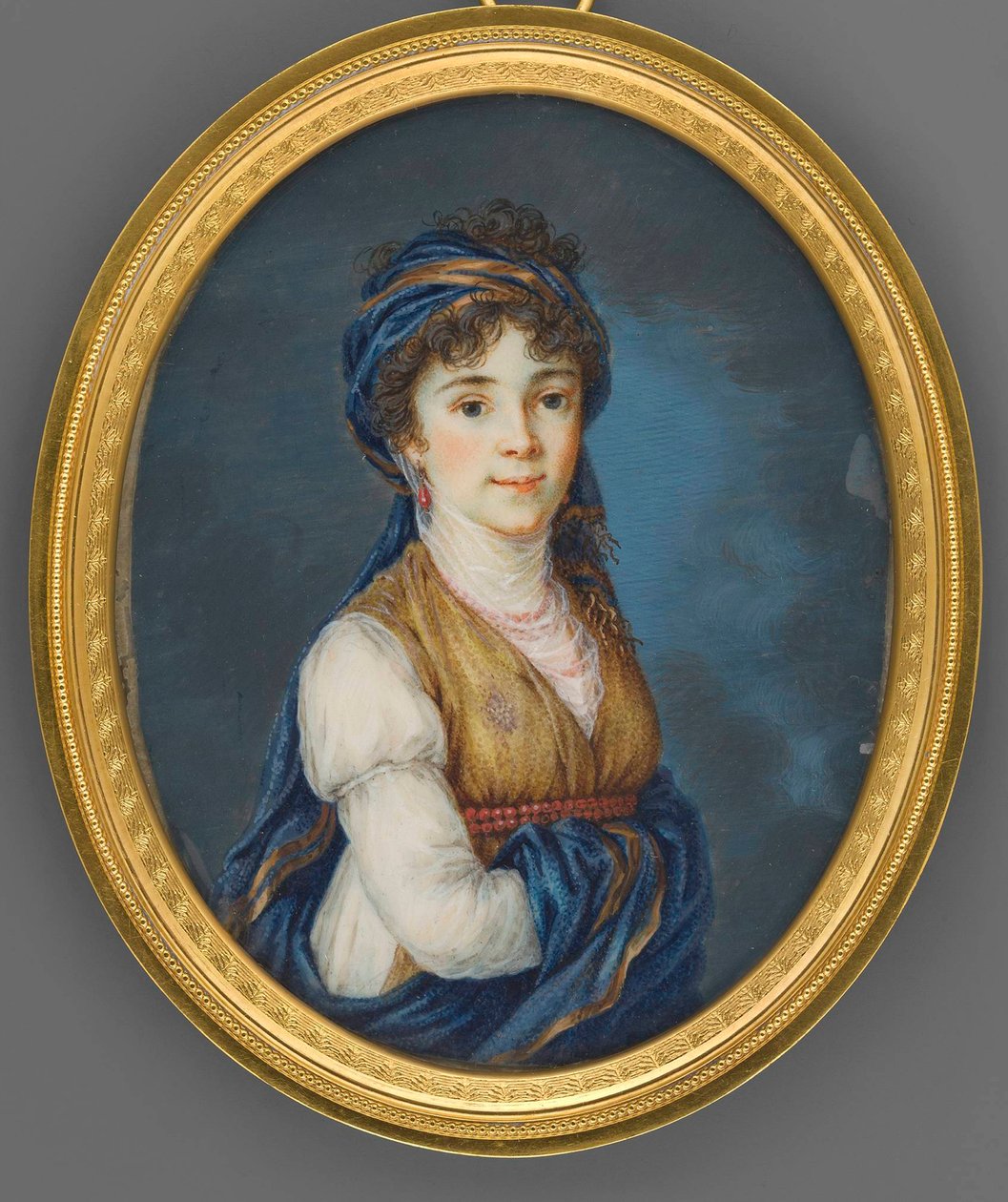 Porträtt av prinsessorna Anna Grigoryevna Beloselskaya-Belozerskaya 1773-1846. av Elisabeth Louise Vigee Lebrun