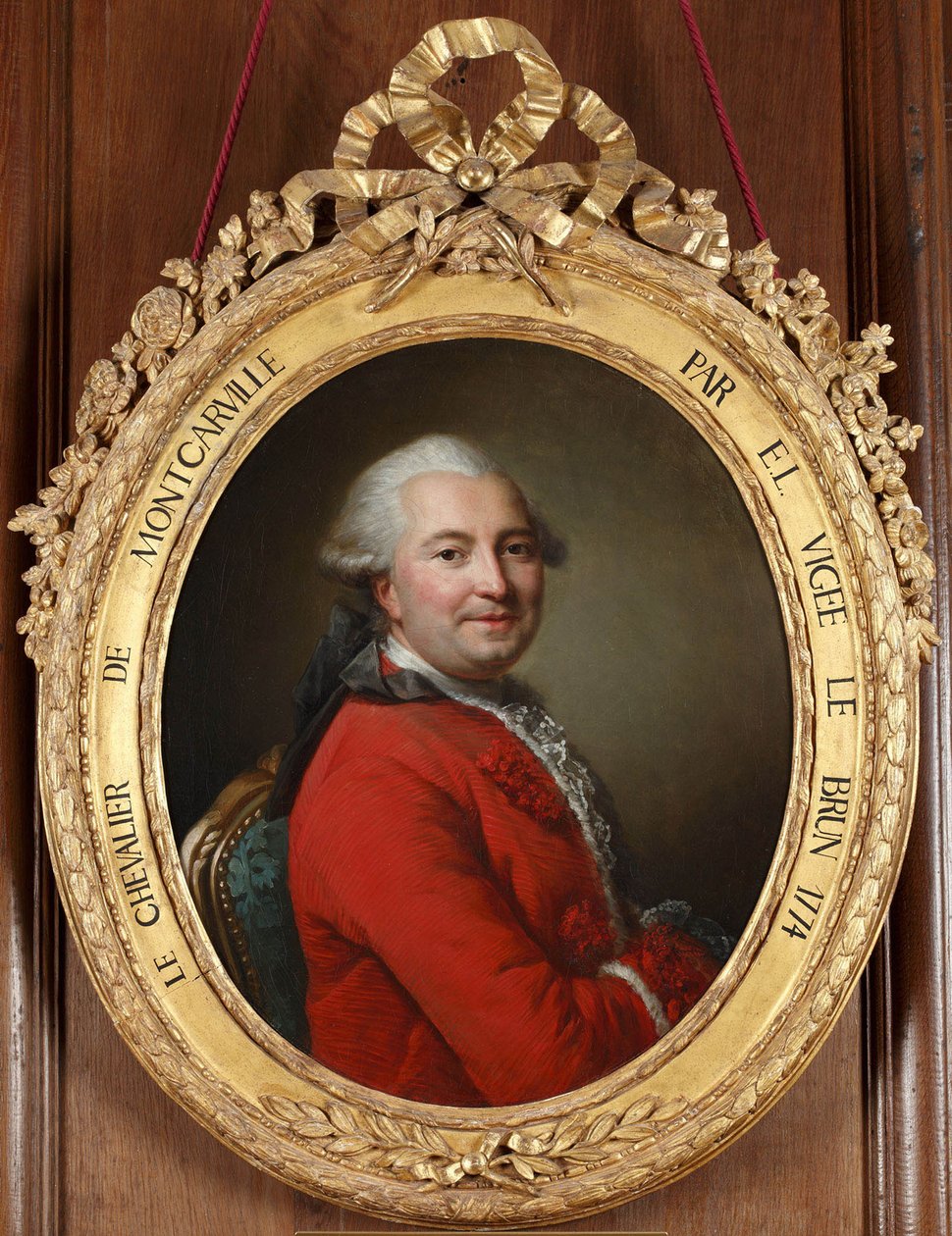 Porträtt av Robert Benêt de Montcarville 1698-1771, ca 1770. av Elisabeth Louise Vigee Lebrun