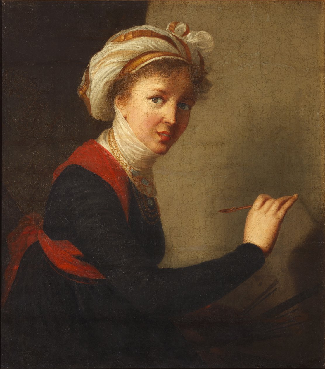 Självporträtt, 1800. av Elisabeth Louise Vigee Lebrun