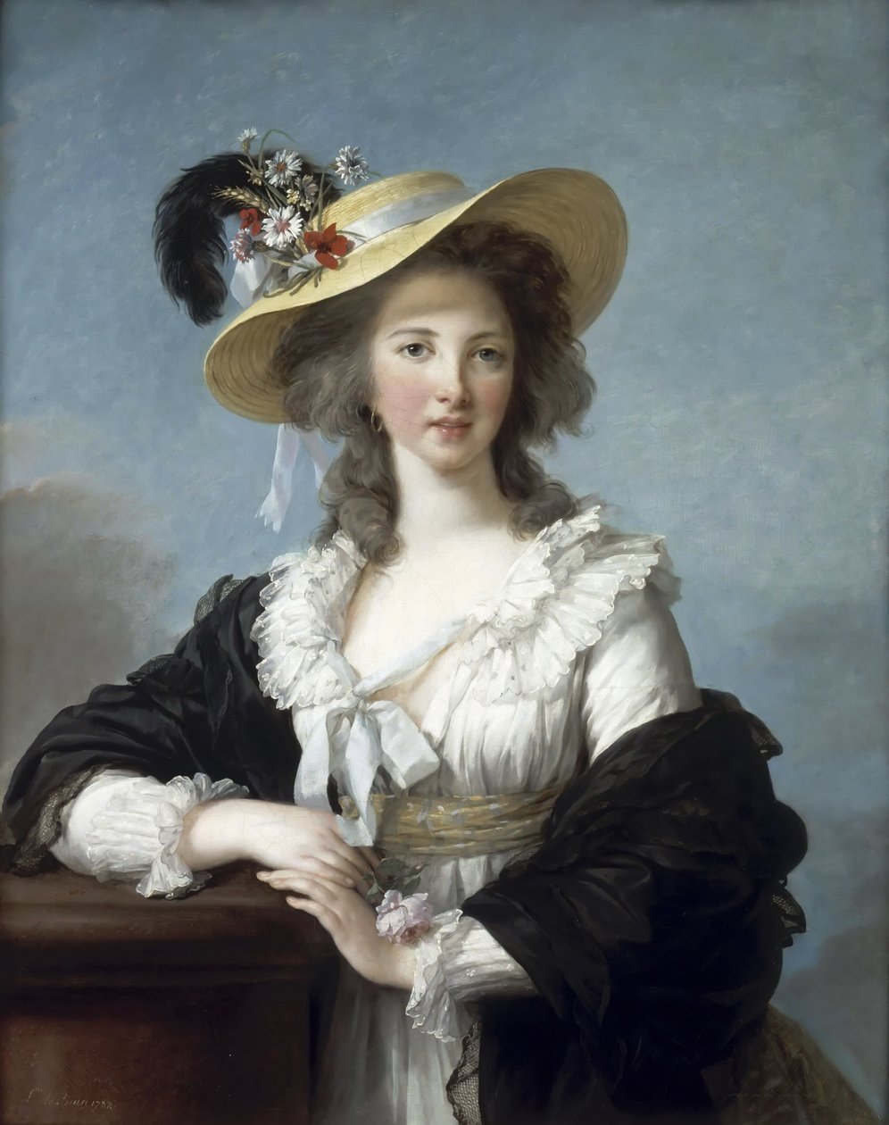 Yolande Martine Gabrielle de Polastron, hertiginna av Polignac av Elisabeth Louise Vigee Lebrun