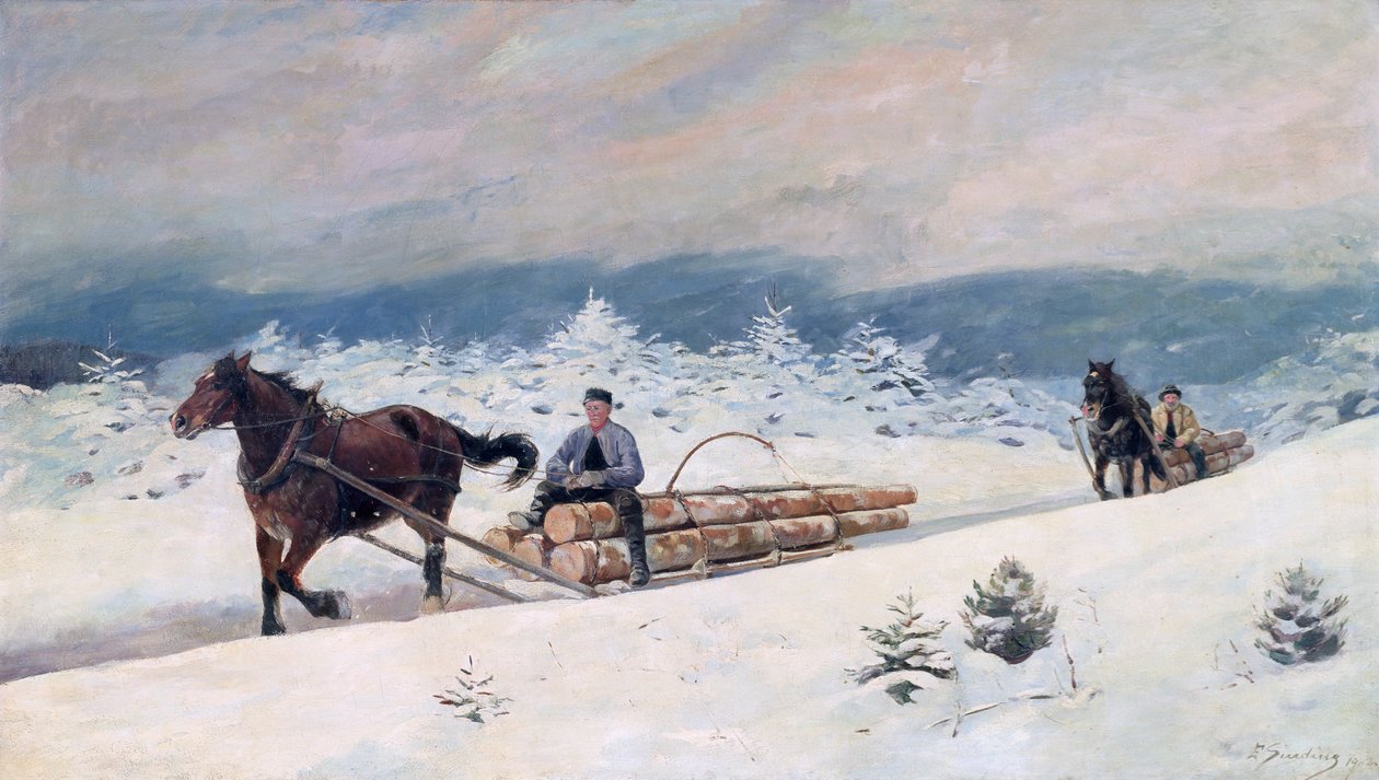 Timmervagn av Elisabeth Sinding