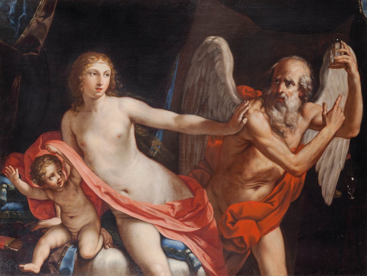 Skönhet som driver ut tiden. av Elisabetta Sirani
