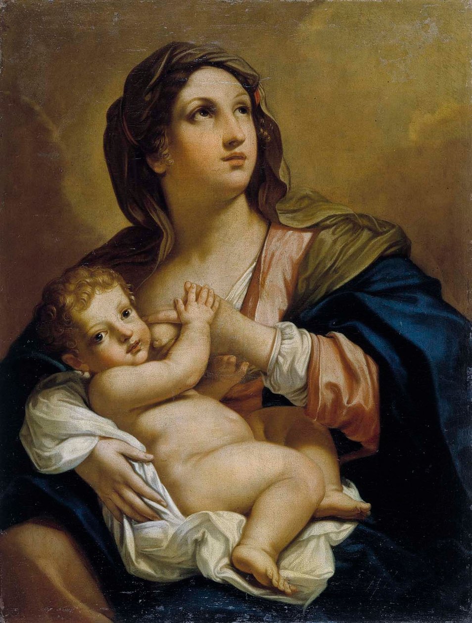 Jungfrun med barnet av Elisabetta Sirani