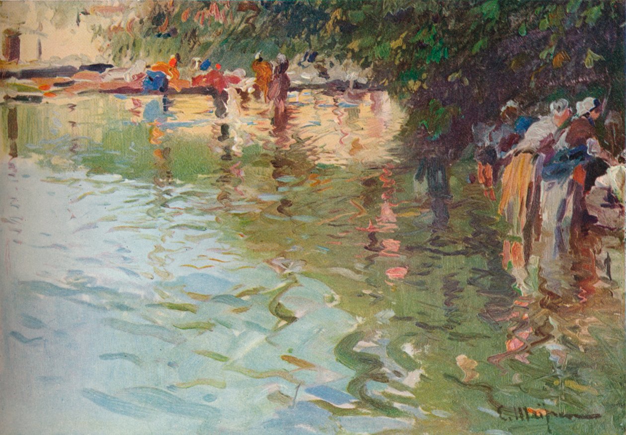 Vid Pontevedra, c1904 av Eliseo Meifren y Roig
