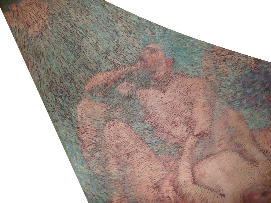 Allegory of Drama - Ceiling triangle over of the audience of the Municipal Theater of Rio de Janeiro av Eliseu Visconti