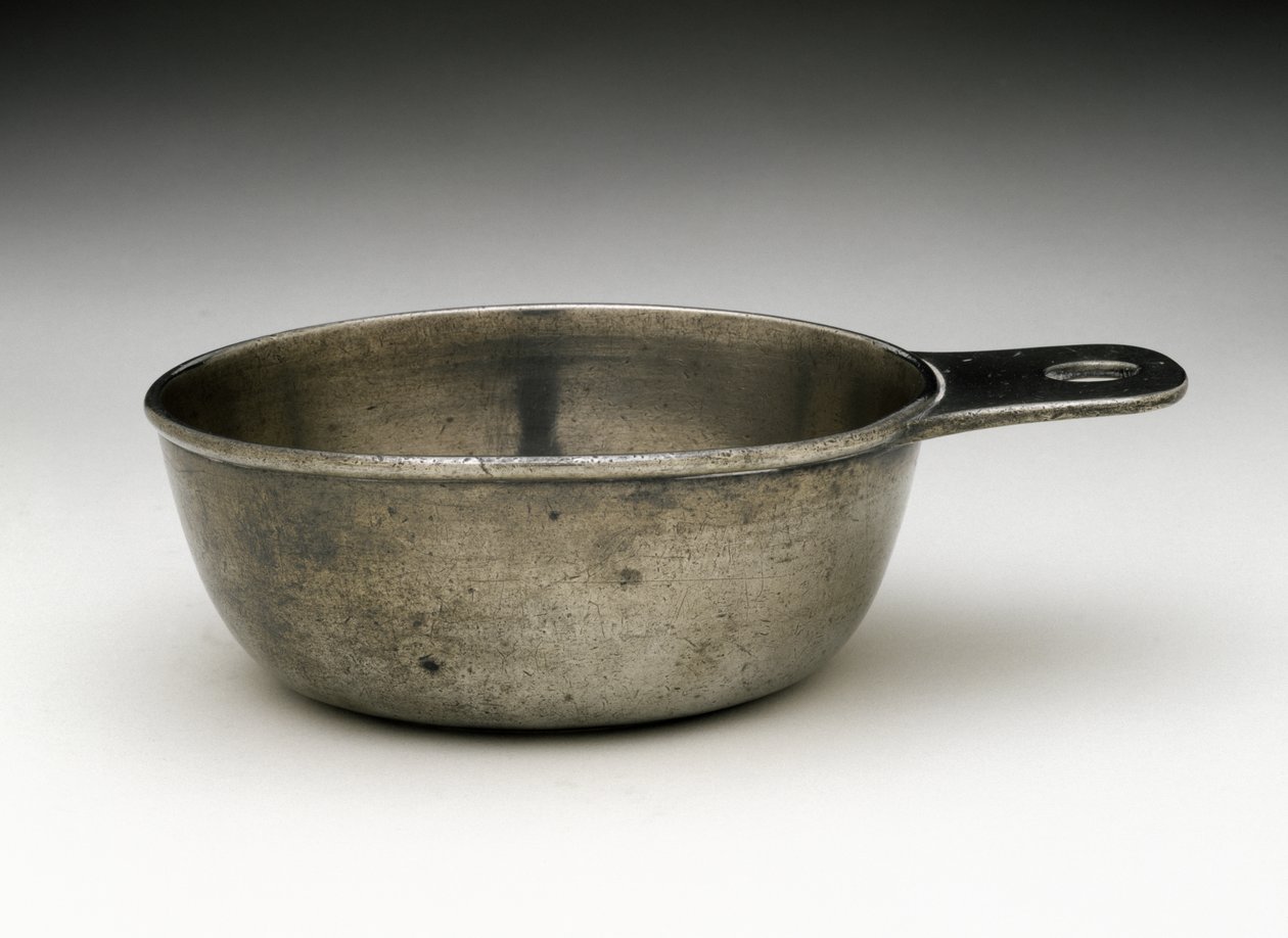 Porringer, c. 1780-1790 (tenn) av Elisha (attr.to) Kirk