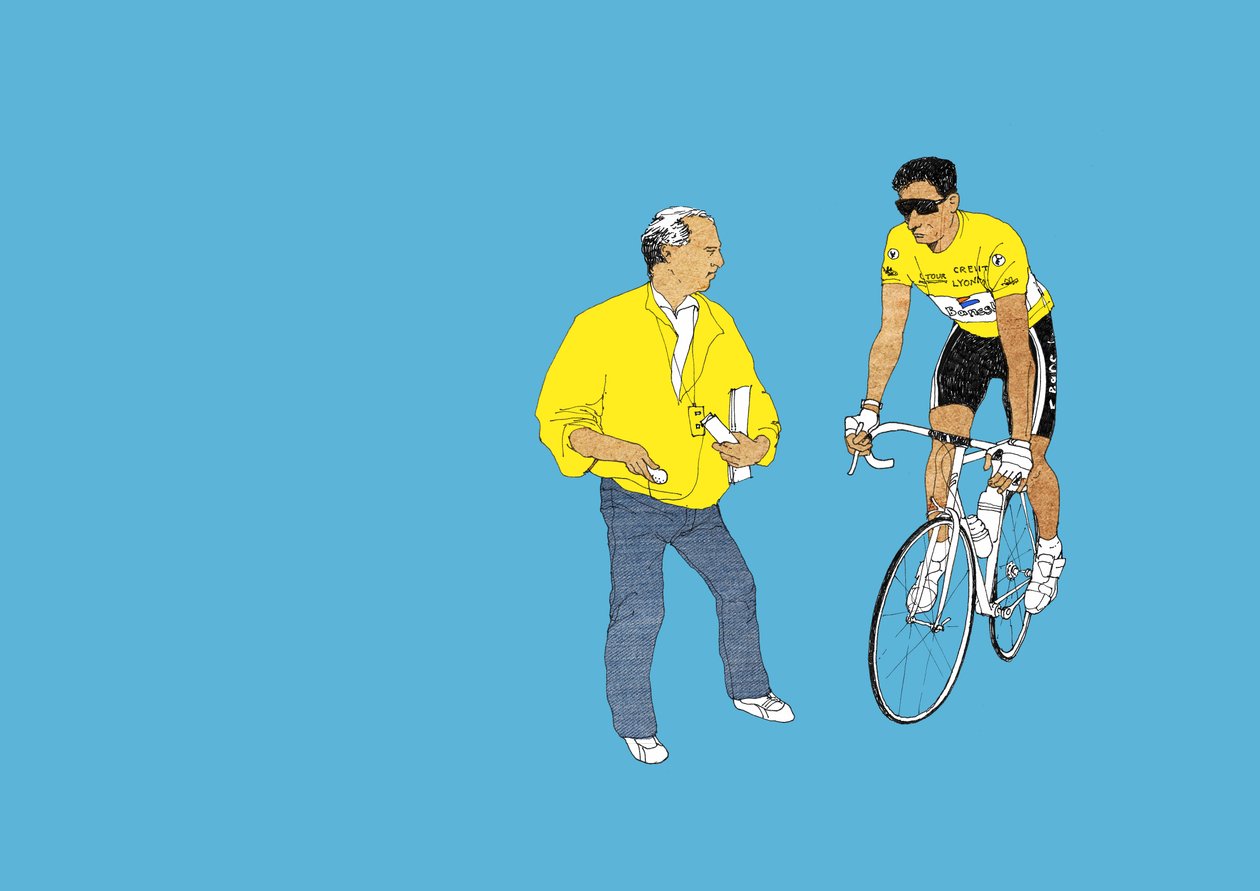 Indurain, 2014 (screenprint) av Eliza Southwood