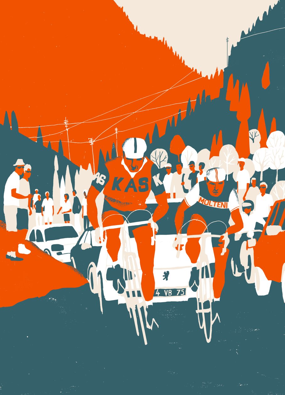 Kas-Molteni, 2014 (screenprint) av Eliza Southwood
