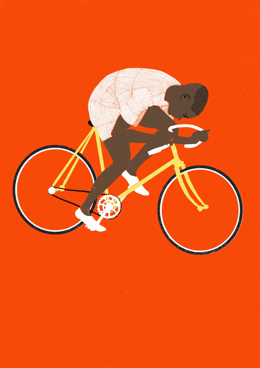M Tred, 2014 (screenprint) av Eliza Southwood