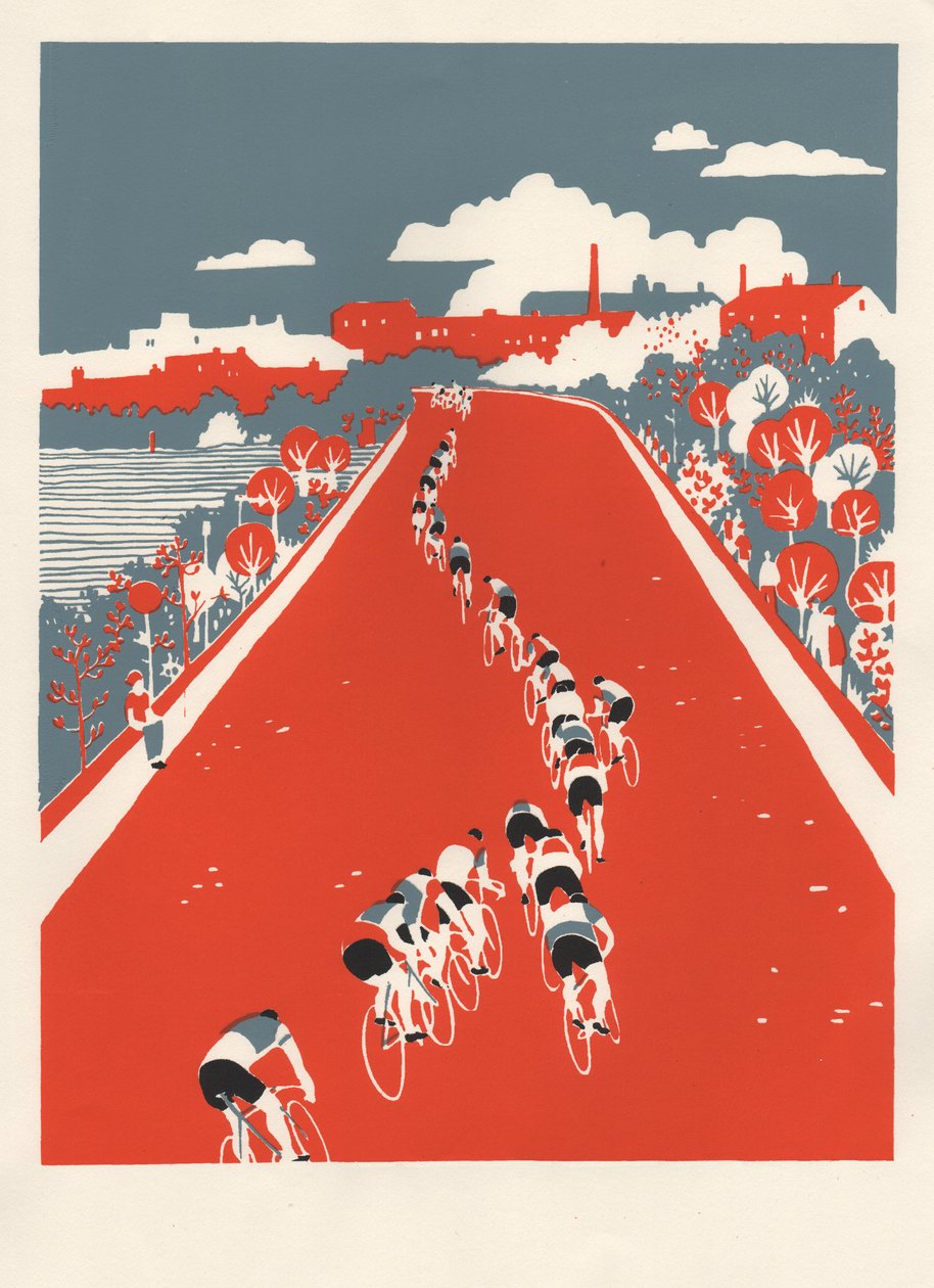 Tactics, 2013 (screentryck) av Eliza Southwood