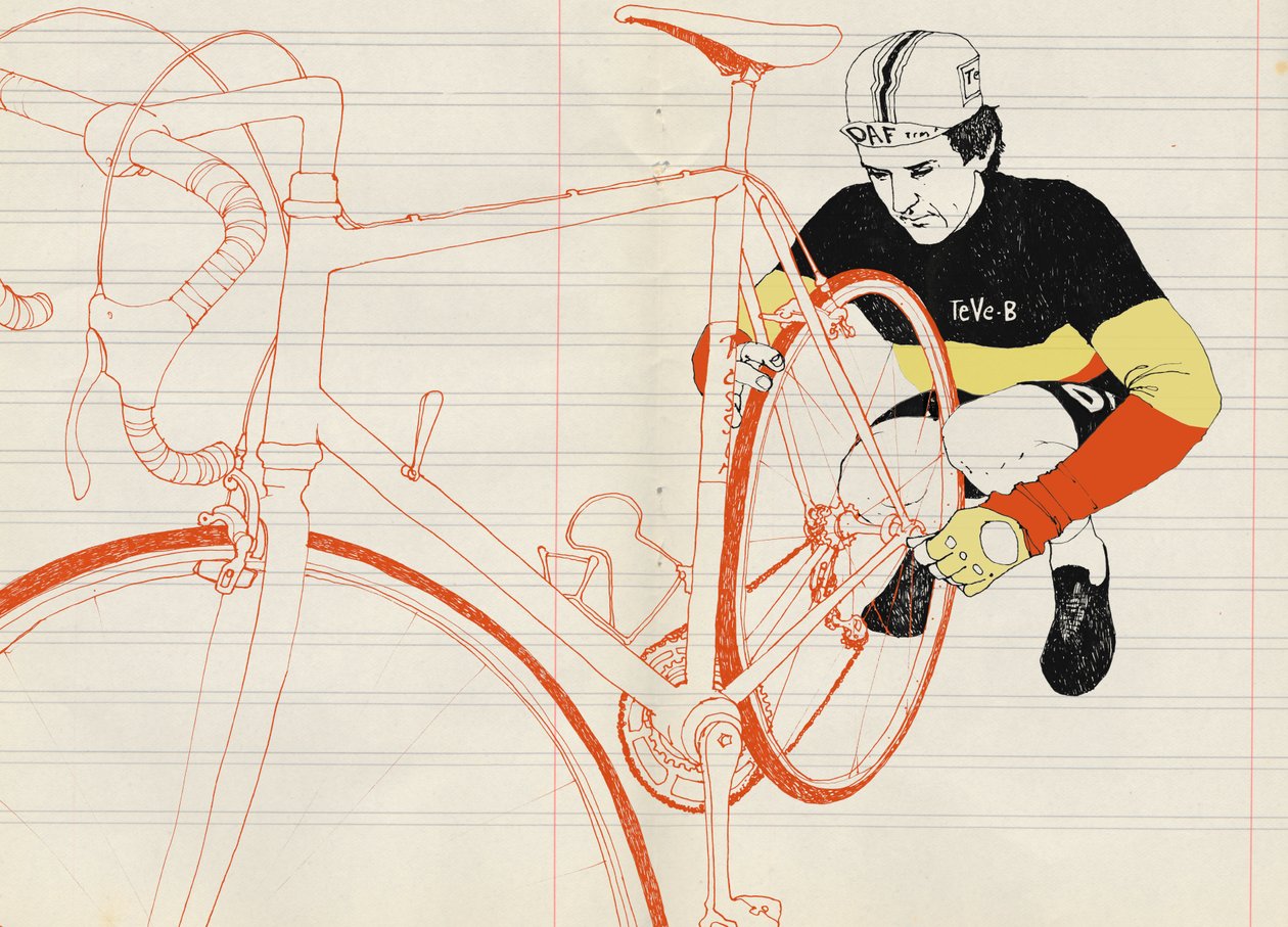 Vlaeminck, 2014 (screentryck) av Eliza Southwood