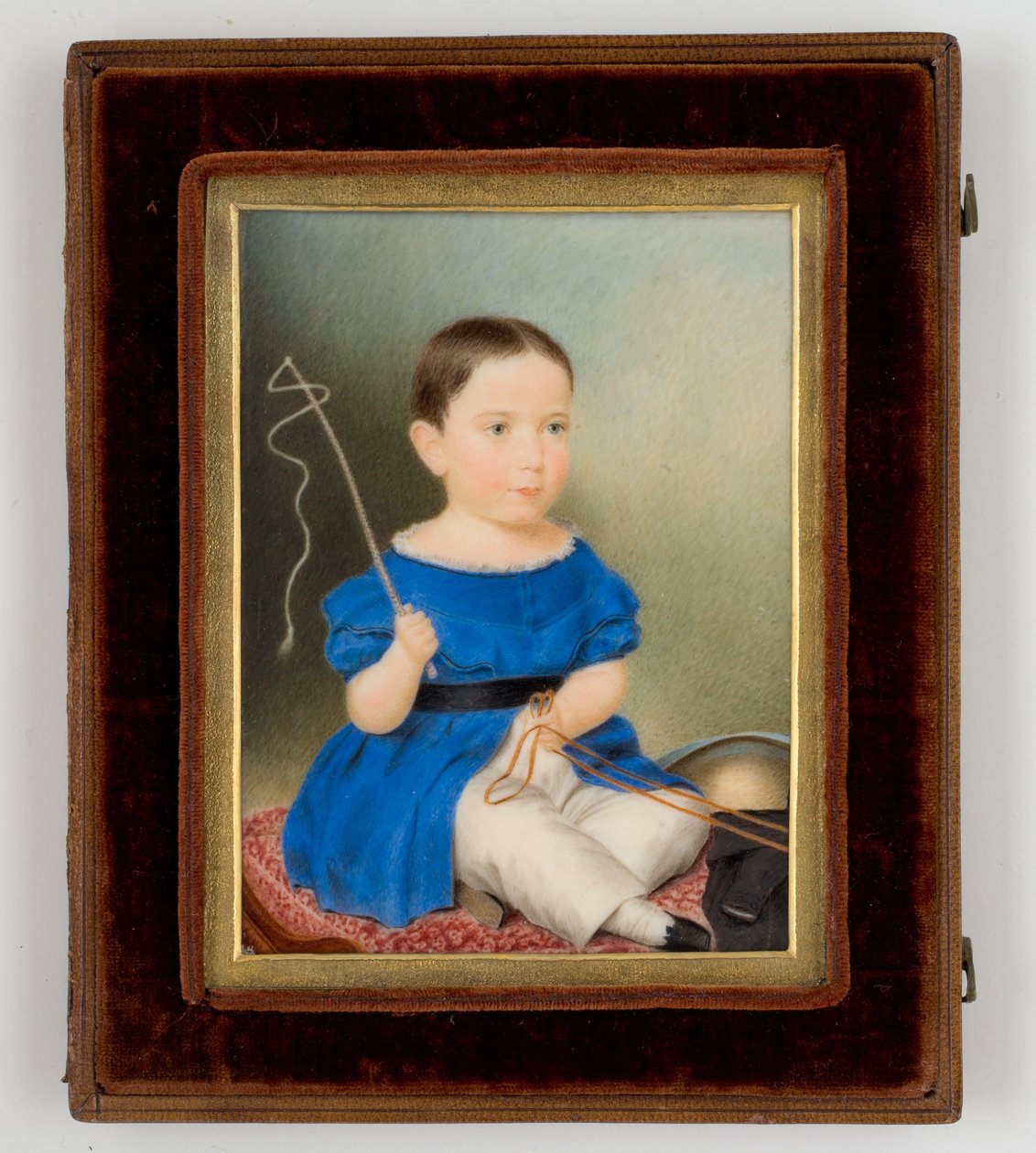 Stephen Salisbury III (1835-1905) 1838 (wc on ivory) av Eliza Goodridge