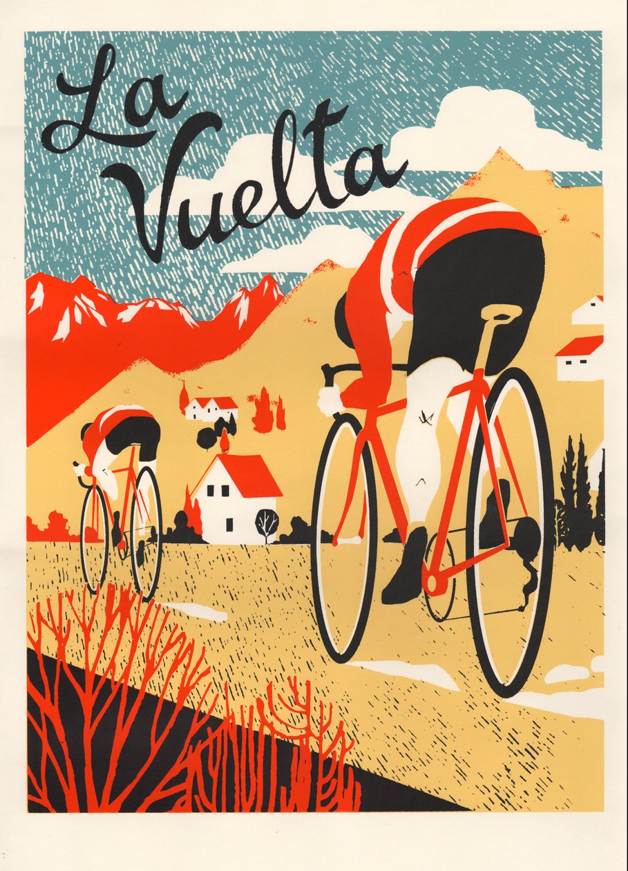 La Vuelta, 2015 (screenprint) av Eliza Southwood