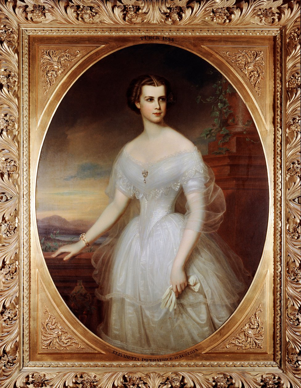 Elisabeth (Sissi), kejsarinna av Österrike 1854 (målning) av Eliza Turck
