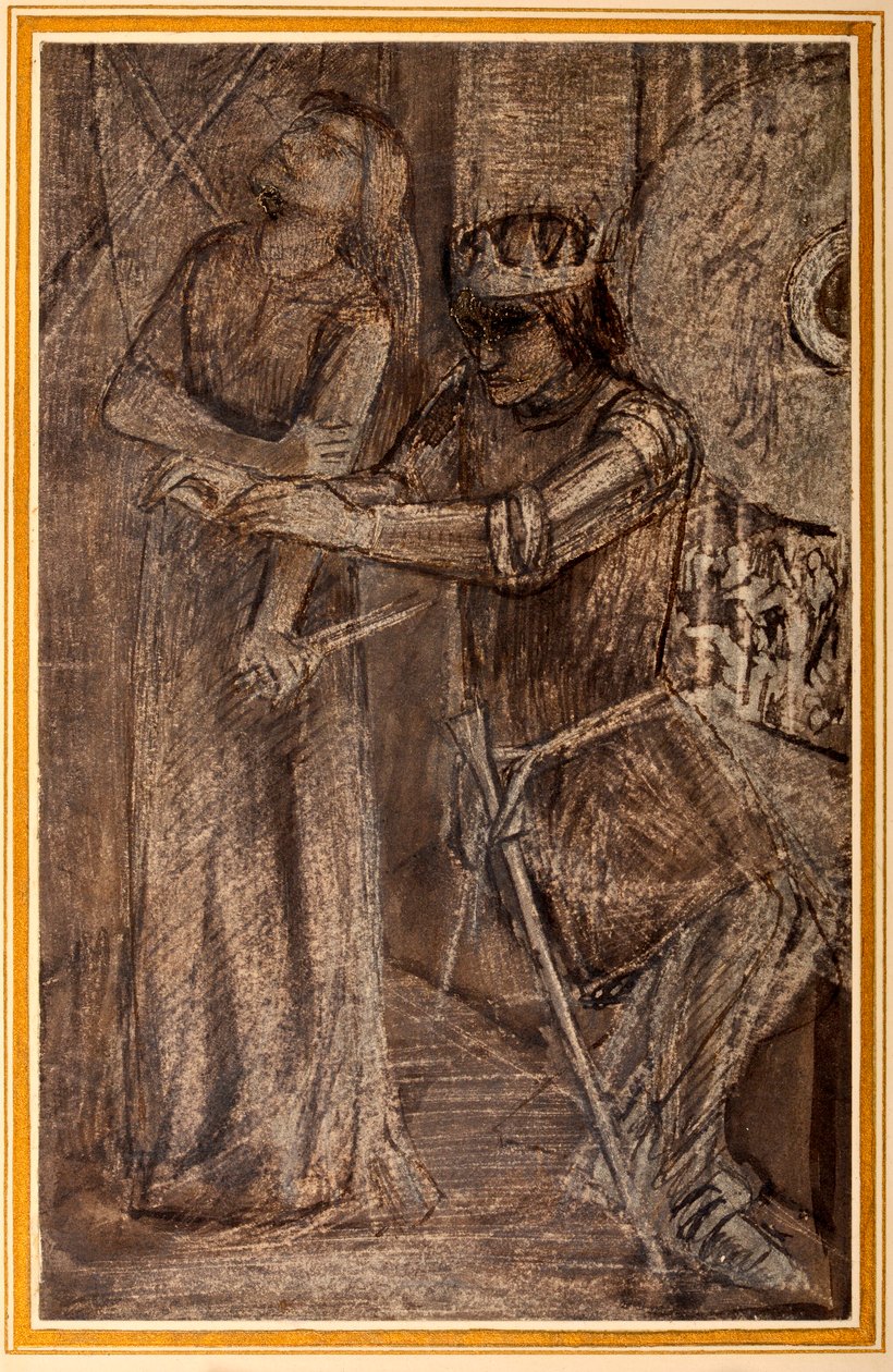 Familjen Macbeth av Elizabeth Eleanor (1834 62) Siddal