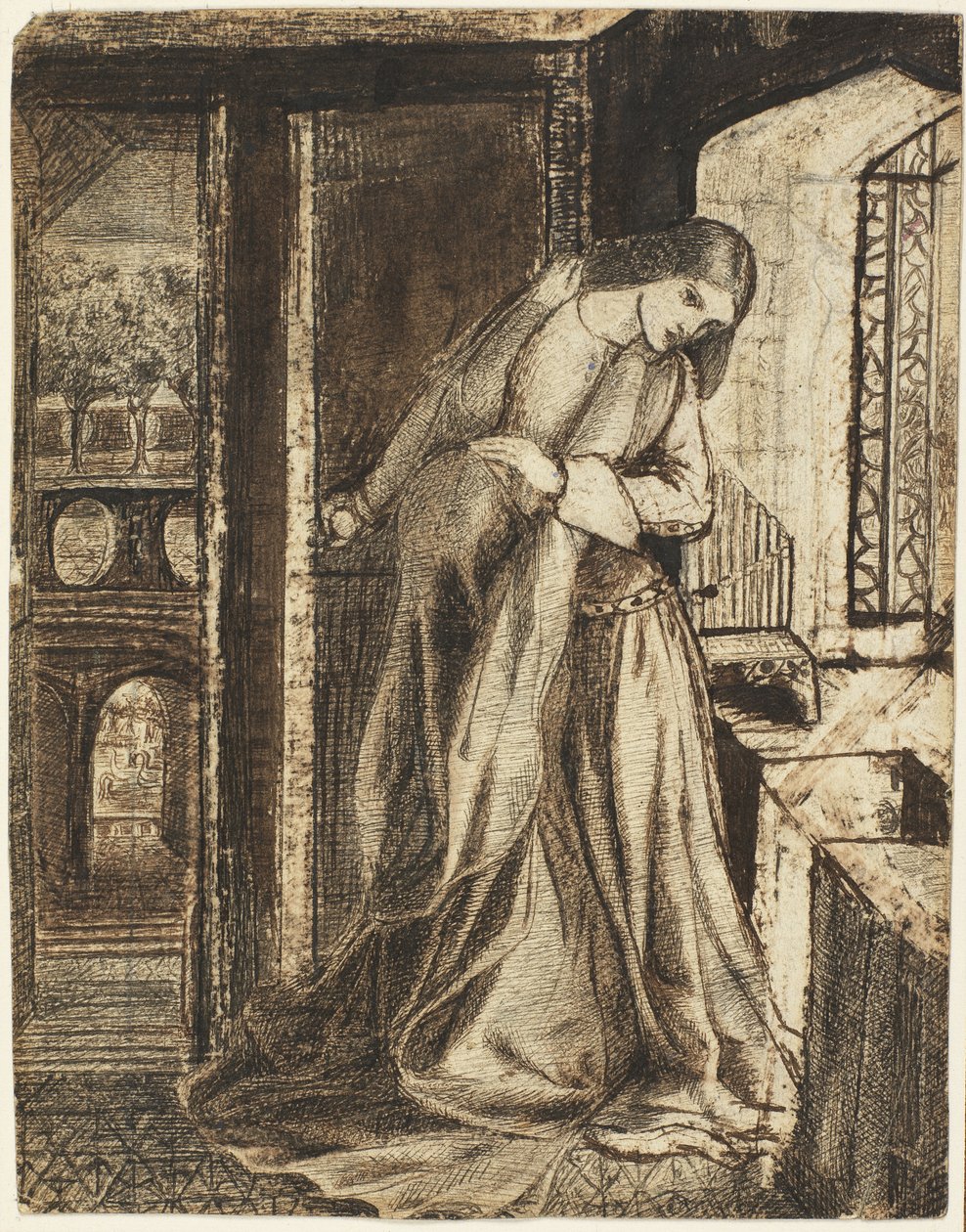 Lady Clare av Elizabeth Eleanor Siddal