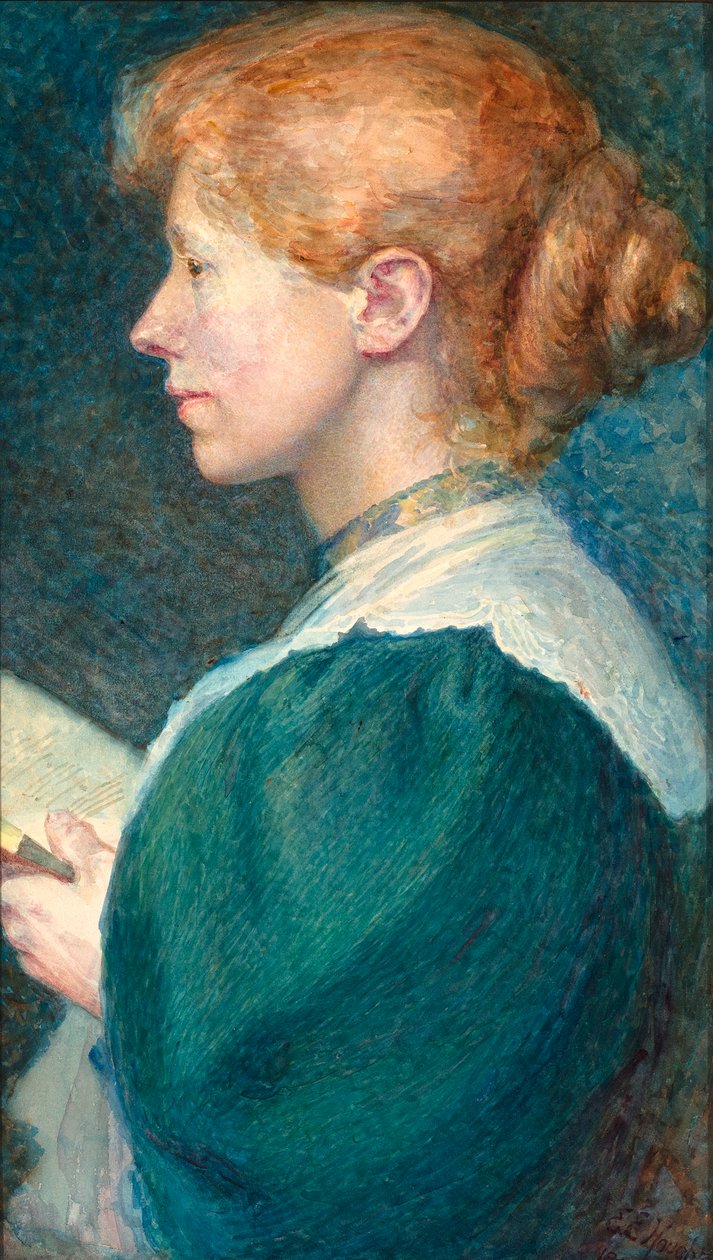 Reflektioner (självporträtt) av Elizabeth Ellen Houghton