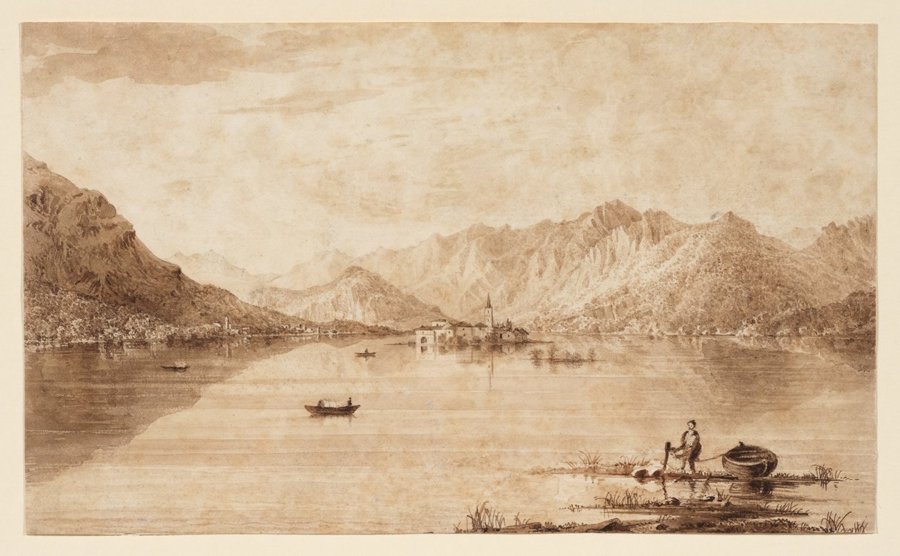 Lago Maggiore och Isola Superiore av Elizabeth Frances Batty