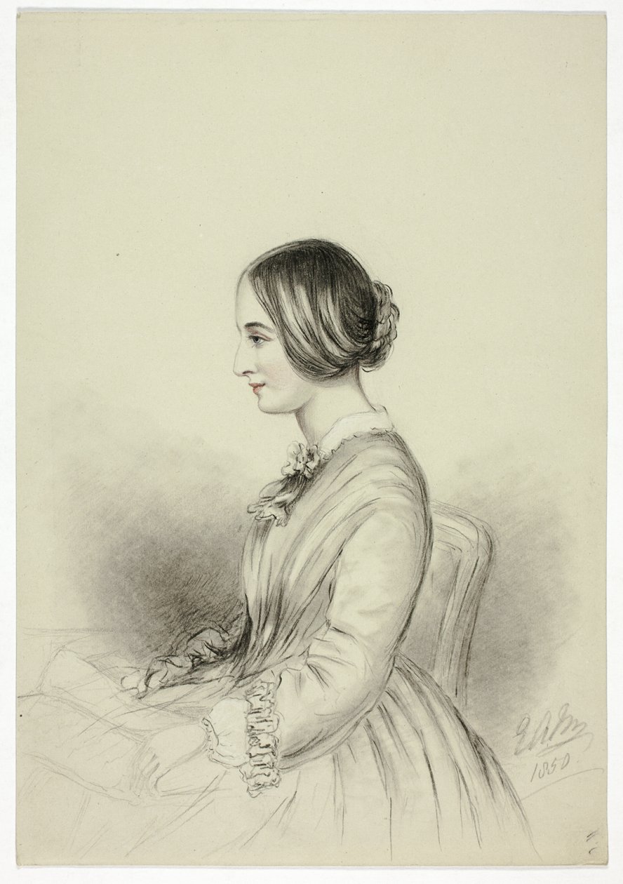 Porträtt av Selina (Quin) Markham av Elizabeth Murray