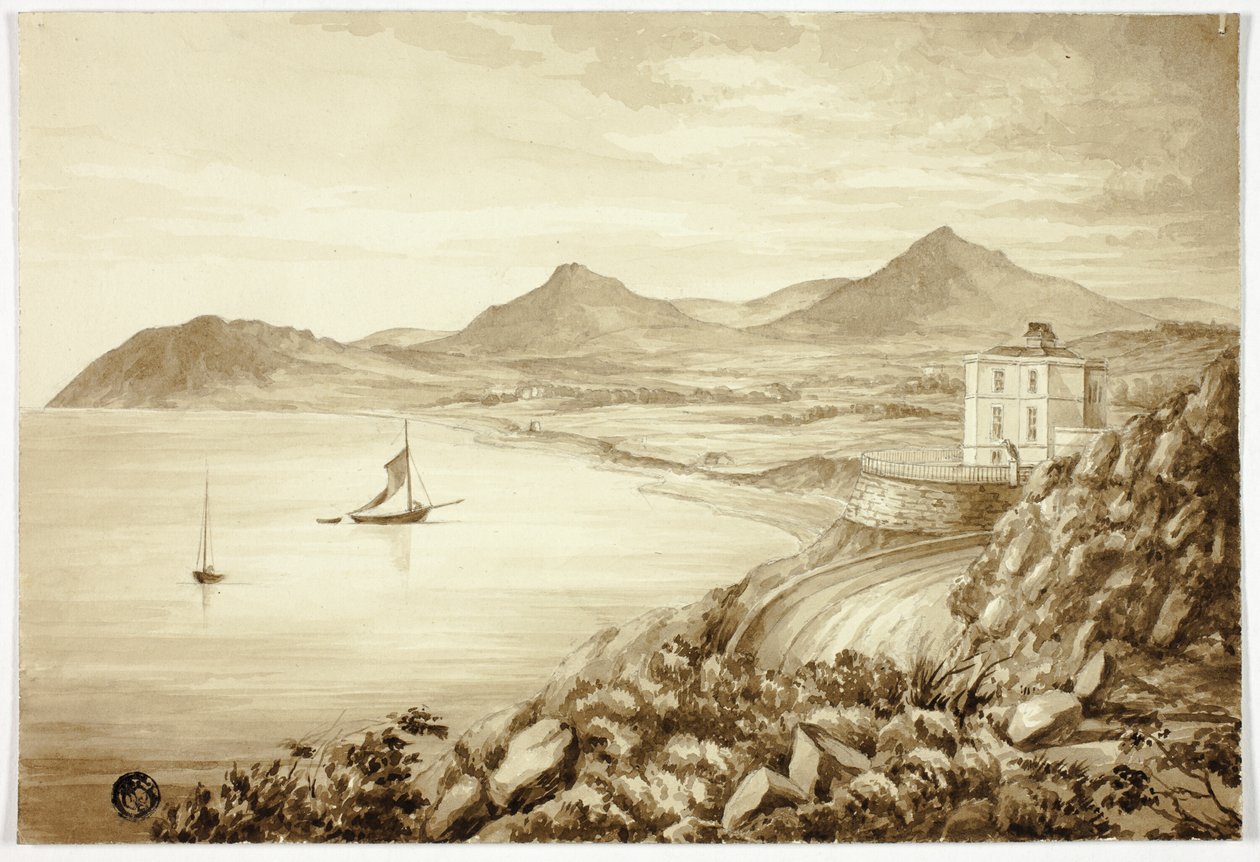 Val of Shanganagh, Dun Laoghaire, med båtar av Elizabeth Murray