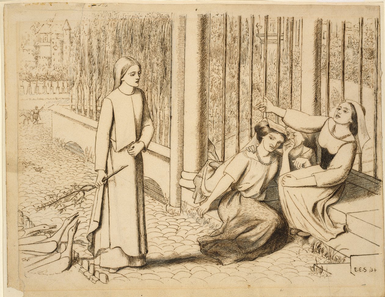 Pippa passerar, 1854 av Elizabeth Siddal