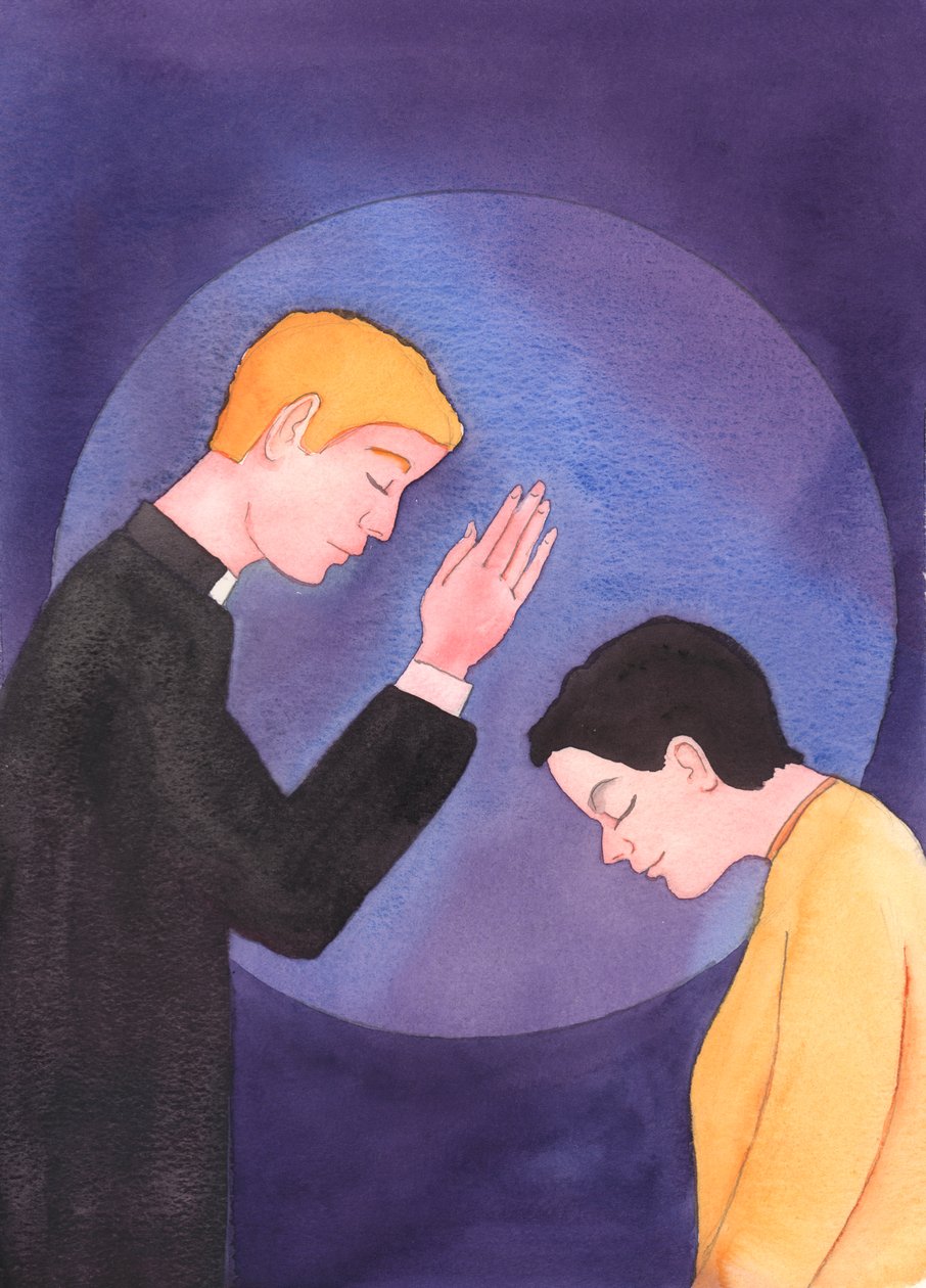 Alla som lever är älskade av Kristus vår Gud, 2004 (w/c på papper) av Elizabeth Wang
