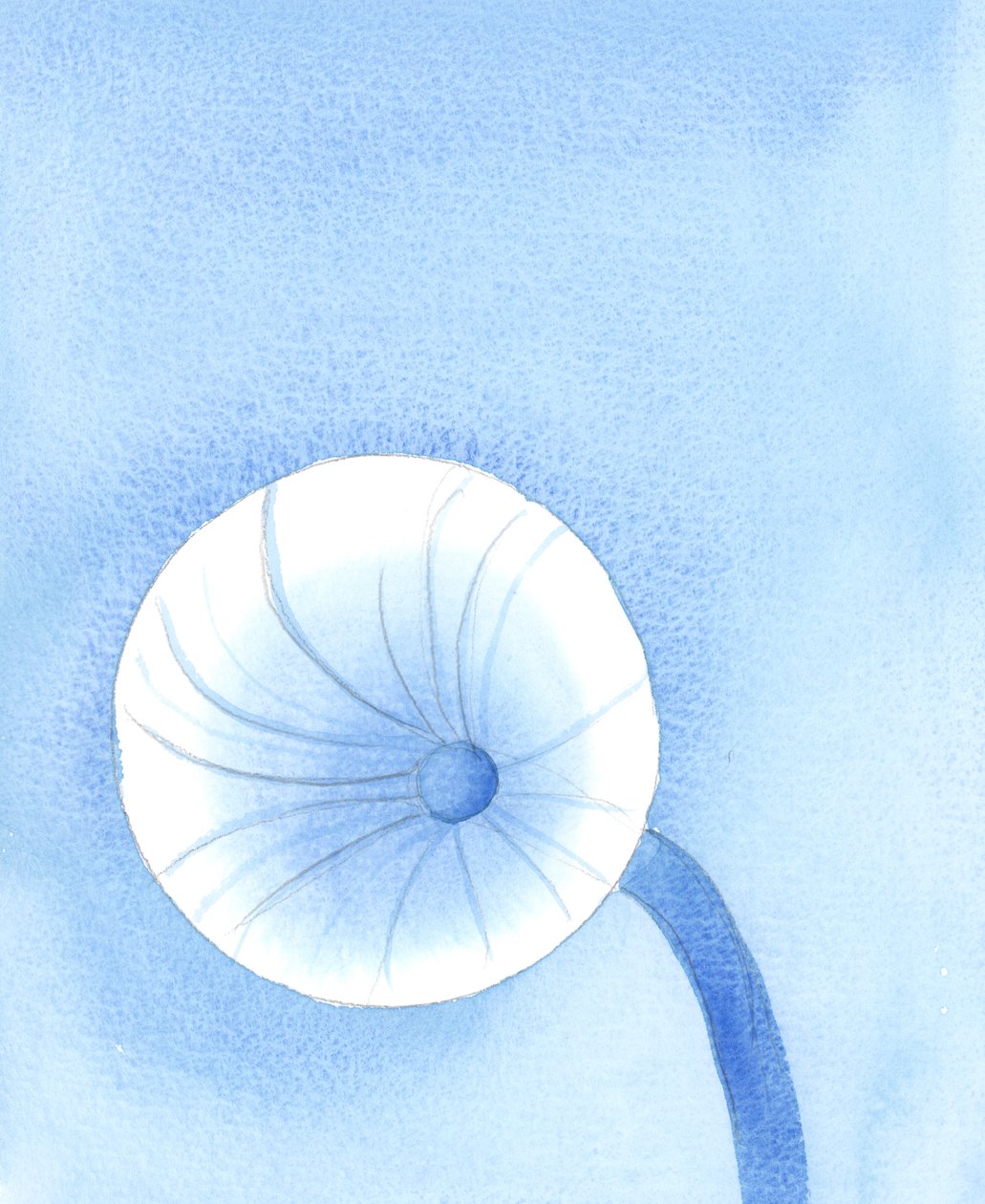 Den mat som Gud gör tillgänglig för oss bör ses som bränsle för vår resa på jorden, 2005 (akvarell på papper) av Elizabeth Wang