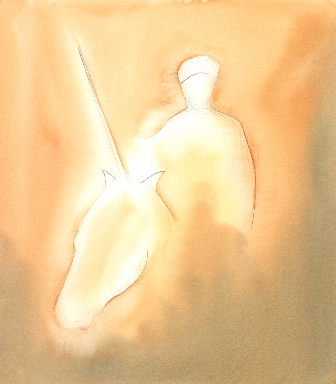 Den som vill bedöma den inneboende karaktären och syftet med någon grupp eller rörelse, sekulär eller religiös, bör undersöka livet och attityderna hos varje grupps grundare, 2004 (w/c på papper) av Elizabeth Wang