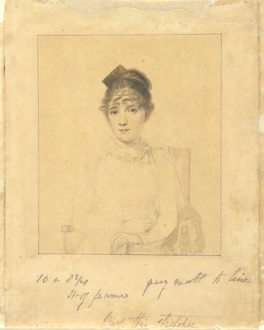 Harriet Trumbull (dotter till guvernör Jonathan Trumbull, Jr.; fru till Benjamin Silliman från Yale College) av Elkanah Tisdale