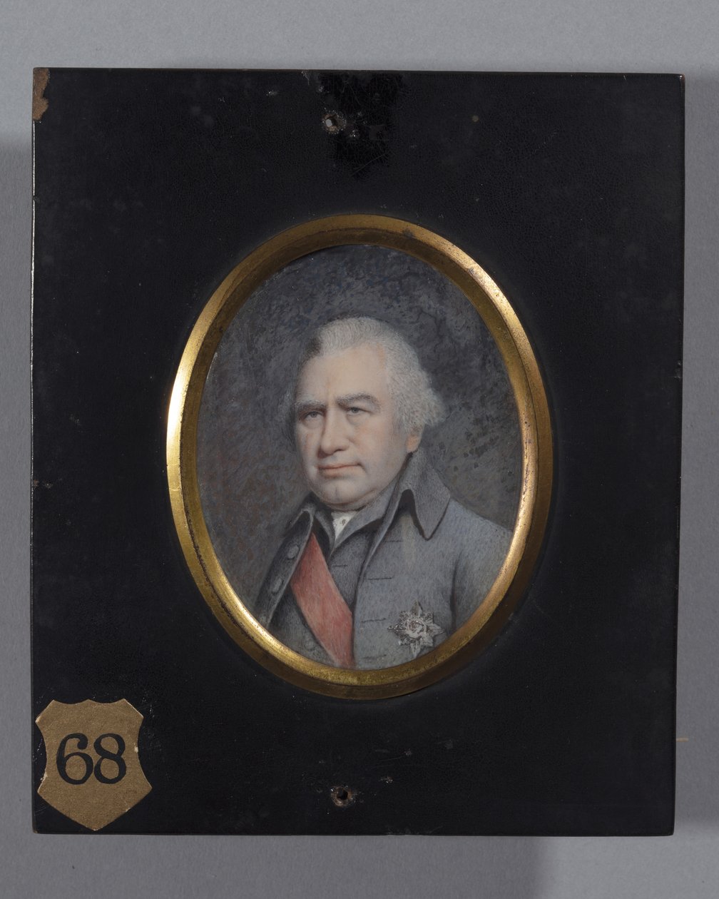 Sir Joseph Banks, troligen 1803 (akvarell på elfenben) av Ellen Sharples