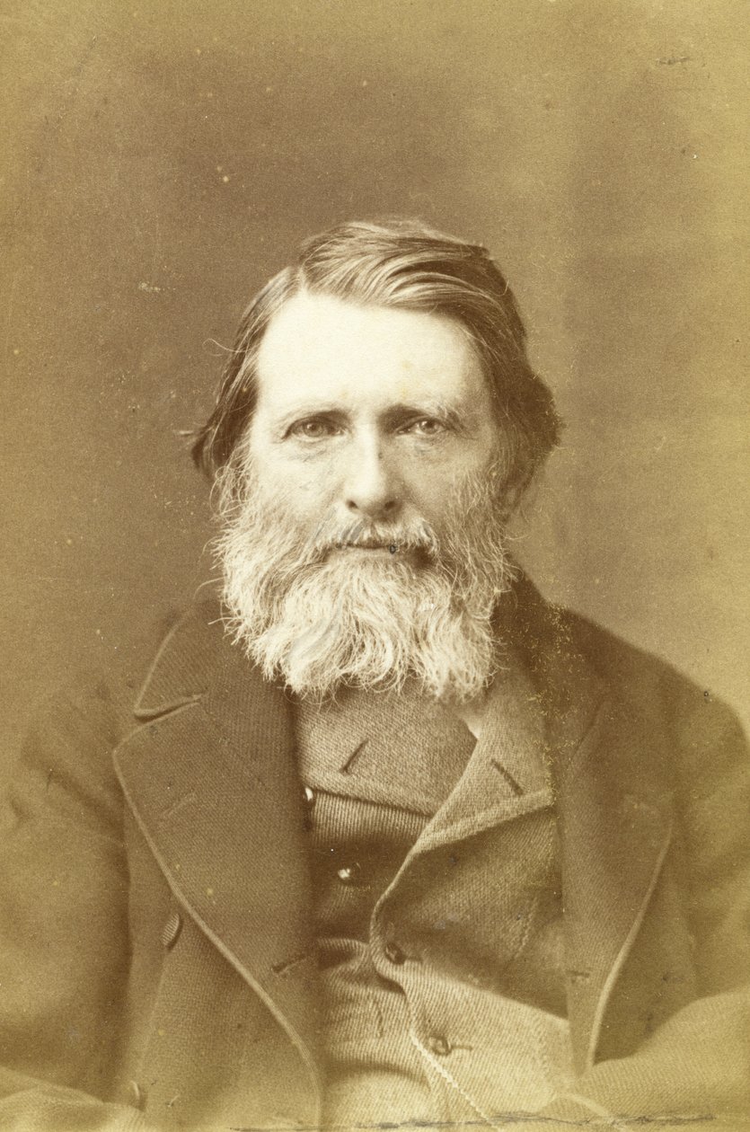 John Ruskin, 1882 (albumenprint) av Elliott und Fry Studio