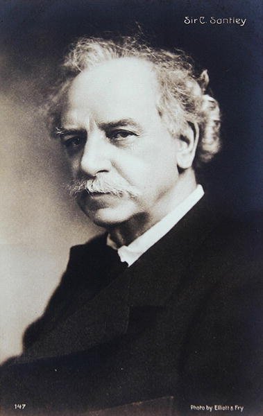 Sir Charles Santley, ca 1920 (s/v foto) av Elliott and Fry Photography Studio