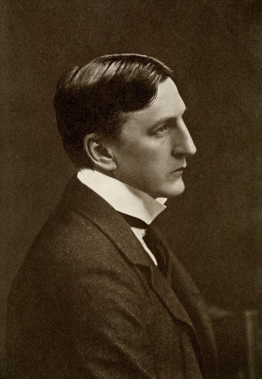 Alfred Edward Woodley Mason, brittisk författare, 1910. av Elliott and Fry