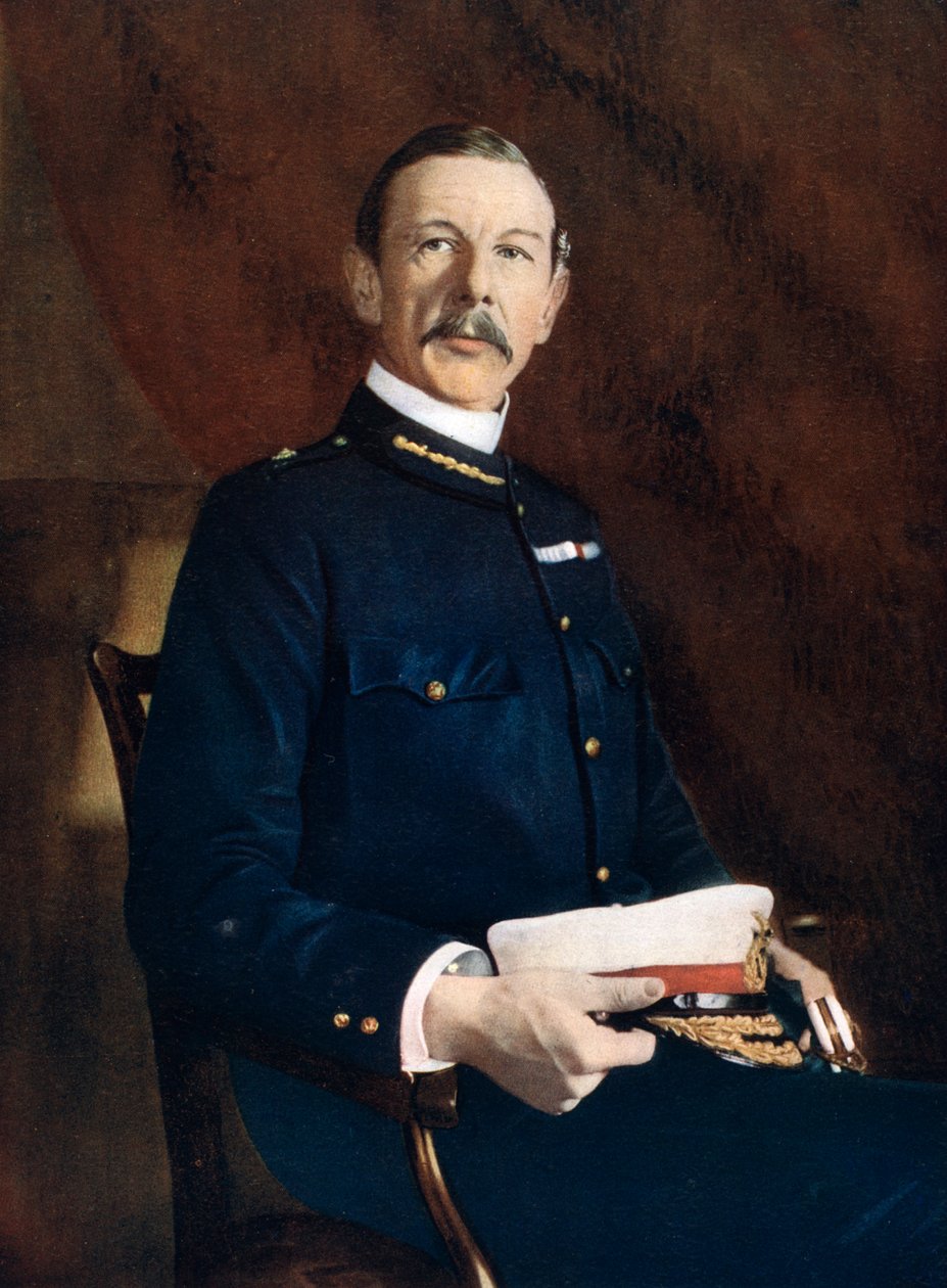 Generallöjtnant Sir HE Colvile, befälhavare för 9:e divisionen, South Africa Field Force, 1902. av Elliott and Fry