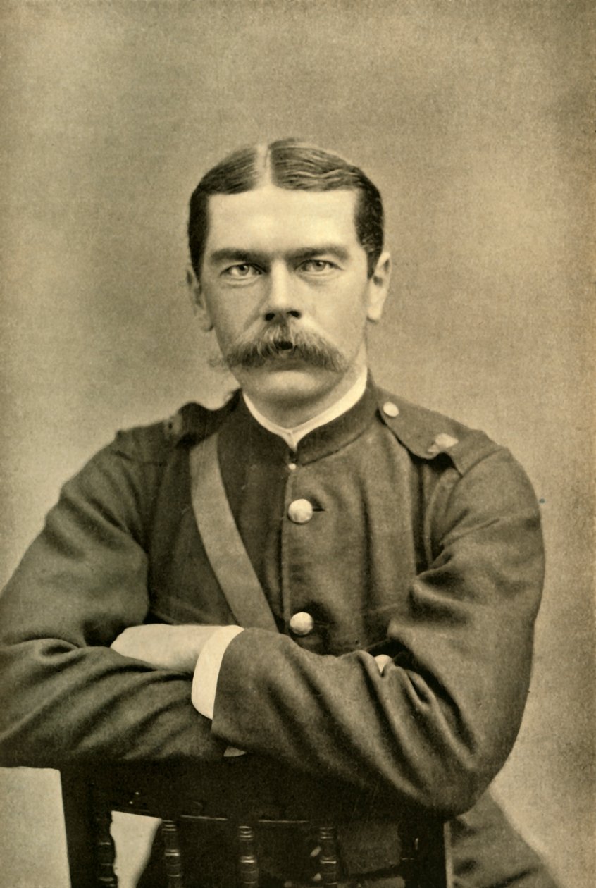 Lord Kitchener av Khartoum, c1885, 1901. av Elliott and Fry
