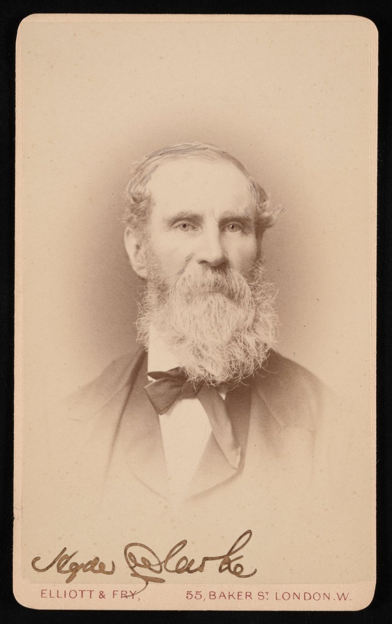 Porträtt av Hyde Clarke 1815-1895, före 1876. av Elliott and Fry